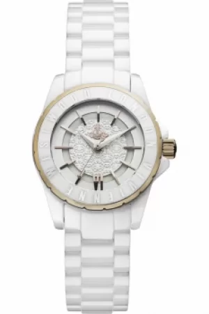 Image of Ladies Vivienne Westwood Sloane II Ceramic Watch VV088RSWH