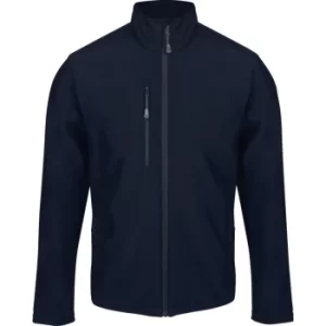 Image of Recycled Printable Softshell Navy Blue Jackets (S)