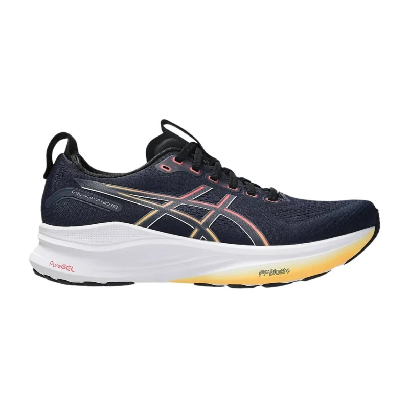 Image of Asics Gel-Kayano 32 Shoes Blue Orange AW25, Size 42 - EUR