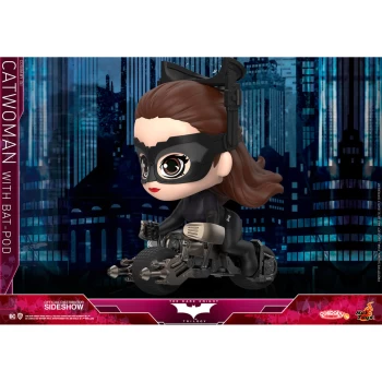 Image of Hot Toys Cosbaby DC Comics The Dark Knight Rises (Size S) - Catwoman with Batpod