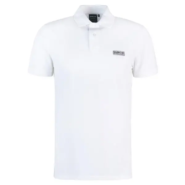 Image of Barbour International Essential Polo Shirt - White 2XL