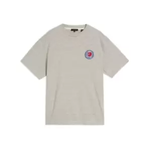 Image of Ted Baker Monans Patch T-Shirt - White