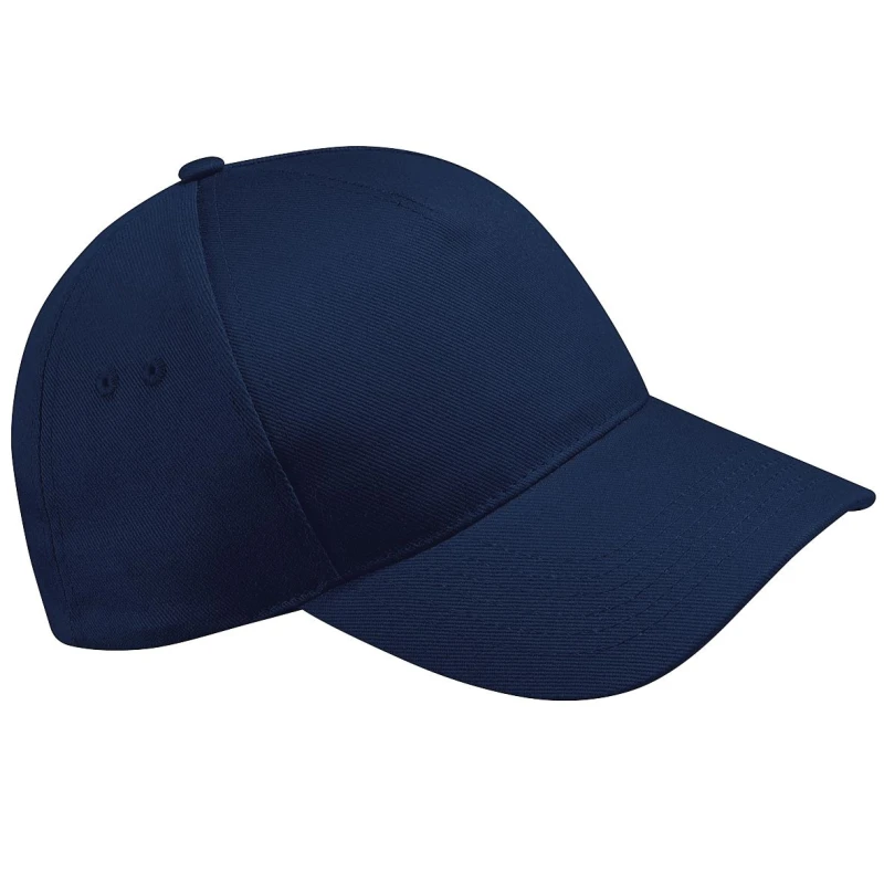 Image of Beechfield Beechfield Men Ultimate 5 Panel Baseball Cap in Navy Navy One Size Male 5055747802092