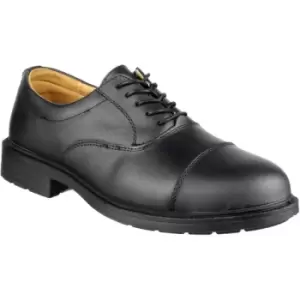 Image of Amblers Safety Mens FS43 Antistatic Lace Up Oxford Safety Shoes (6 UK) (Black) - Black