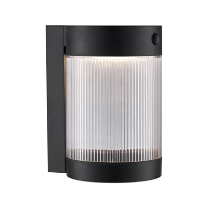 Image of Nordlux Coupar Outdoor Plastic Wall Light Black,battery Led