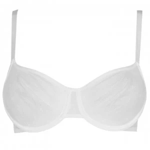 Image of DKNY Mono Mesh Bra - White LUS