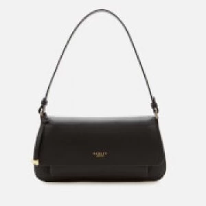 Image of Radley Womens Vale Close Medium Flapover Shoulder Bag - Black