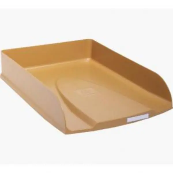 Image of Exacompta Exacompta Neo Deco Letter Tray 346 x 255 x 65mm Copper Gold (Each) - 11129D 11129D