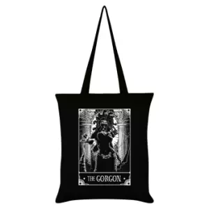 Image of Deadly Tarot The Gorgon Tote Bag (One Size) (Black/White)