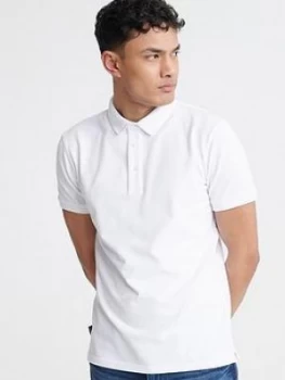 Image of Superdry City Polo Top, White Size M Men