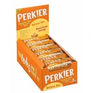 Image of Perkier Quinoa Bar Cashew/Chia and Pumpkin Seed 35g (Pack of 18)