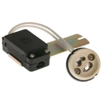 Image of Lampholder GU10 with Flying Leads Fly-lead Lamp Holder - Saxby