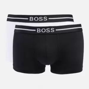 Image of BOSS Bodywear Three-Pack Cotton-Blend Stretch-Jersey Boxer Briefs - XXL