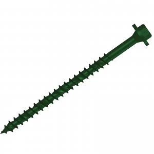 Image of Forgefix Hexagonal Torx Timber Screws Green 7mm 65mm Pack of 50