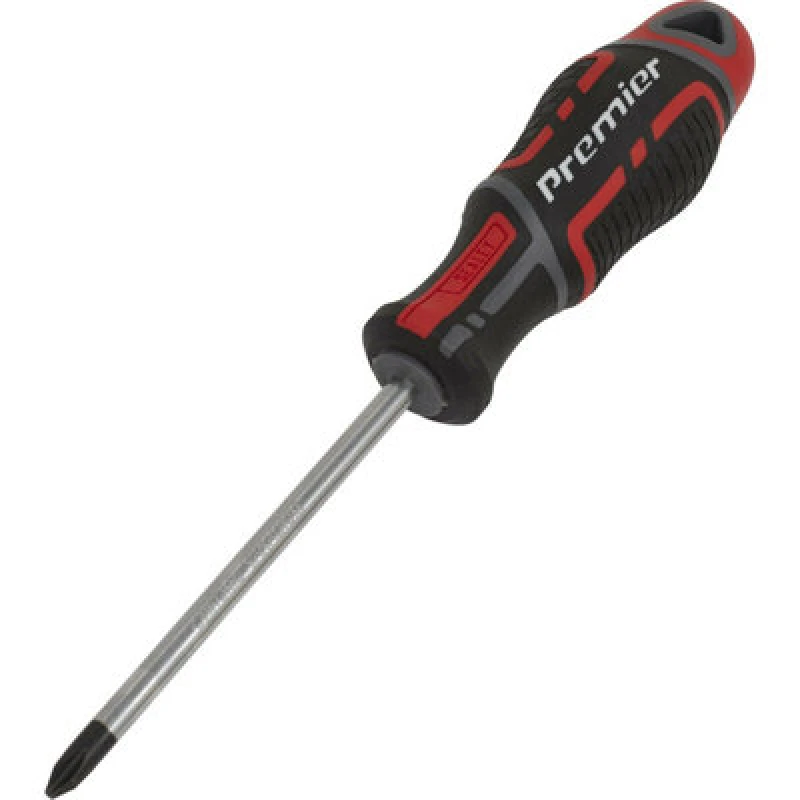 Image of Loops PREMIUM Phillips 2 x 100mm Screwdriver - Ergonomic Soft Grip - Magnetic Tip Multi