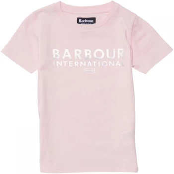 Image of Barbour International Montegi T Shirt Junior - Pink PI13