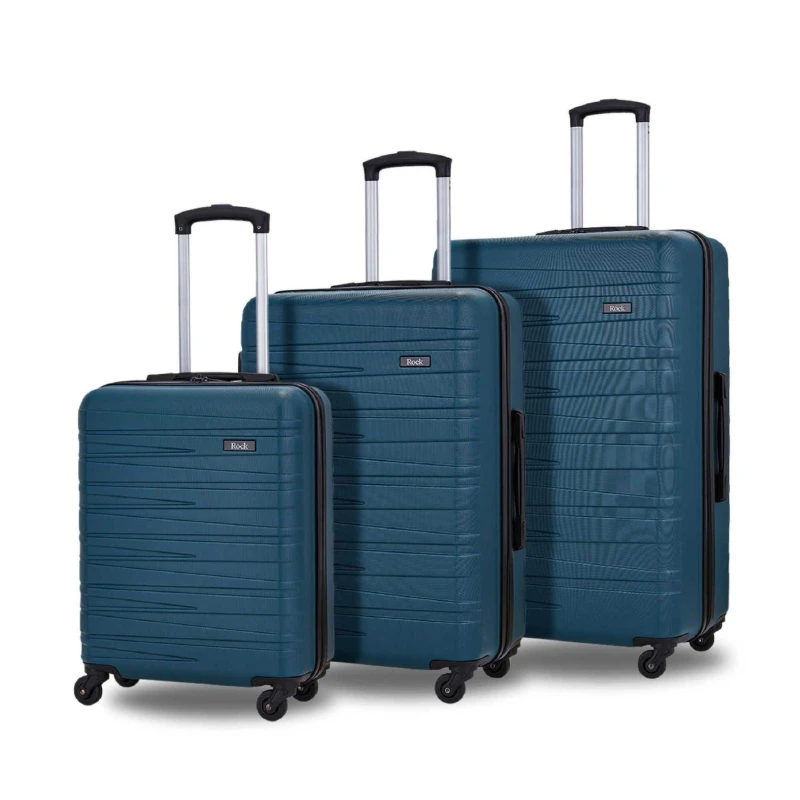 Image of Rock Rock Seattle Suitcase Teal Teal unisex 3pc Set