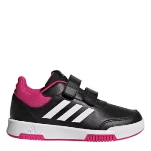 Image of adidas Tensaur Sport Training Hook and Loop Shoes Kids - Core Black / Cloud White / Tea