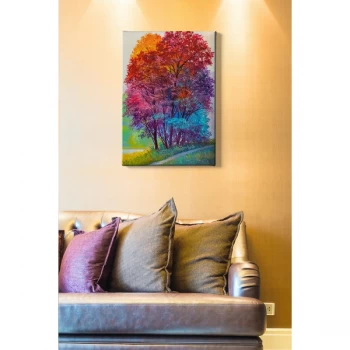 Image of Kanvas Tablo (50 x 70) - 108 Multicolor Decorative Canvas Painting