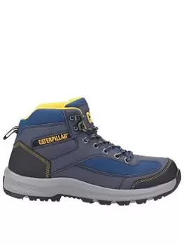 Image of Caterpillar Elmore Mid Hiker Safety Boot, Navy, Size 6, Men