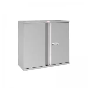 Image of Phoenix SC Series SC1010GGE 2 Door 1 Shelf Steel Storage Cupboard in