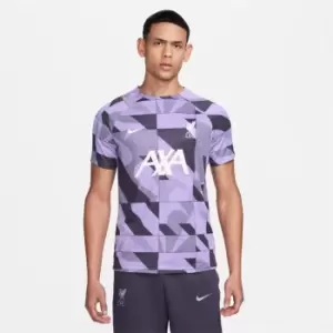 Image of Nike FC Academy Pro Third Mens Nike Dri-FIT Soccer Pre-Match Top - Purple