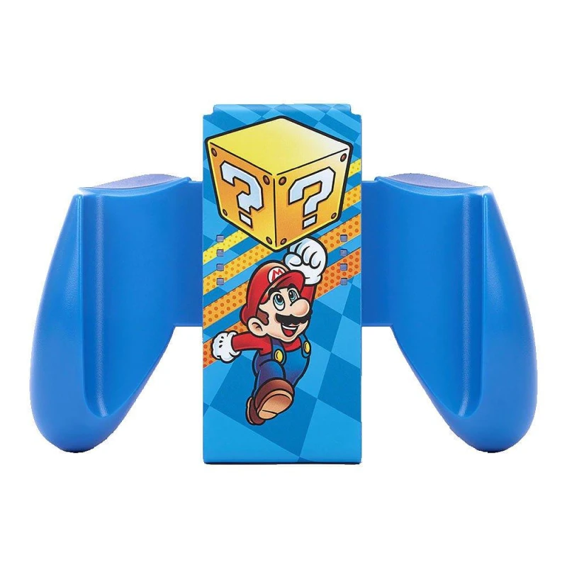 Image of PowerA Switch Joy-Con Comfort Grip - Mystery Block Mario Mario Blue unisex One Size