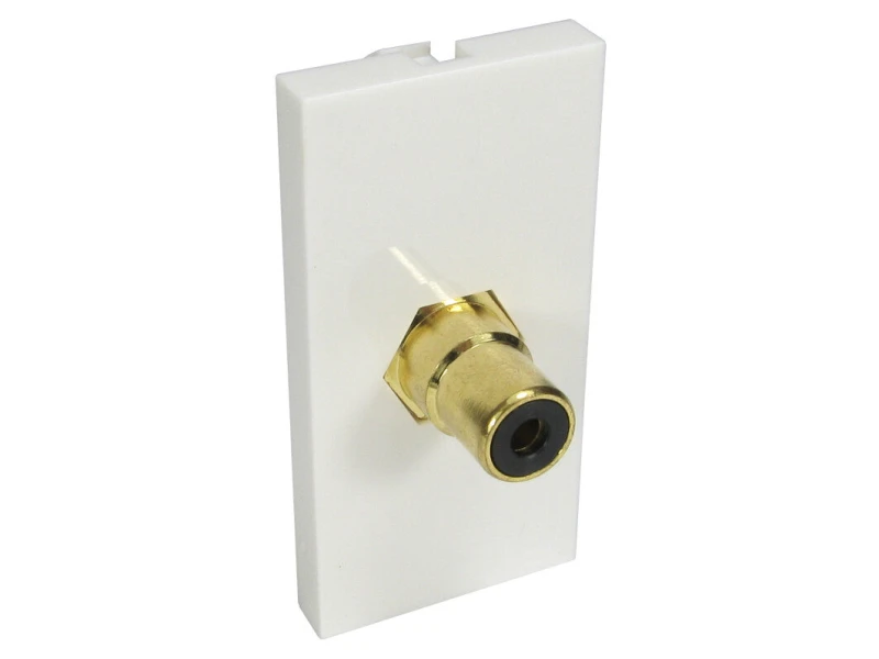 Image of Cables Direct Cables Direct V-MOD1RCABK socket-outlet RCA White AV-MOD1RCABK