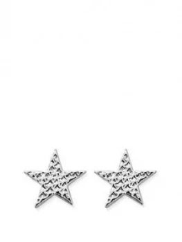 Image of Chlobo Chlobo Sterling Silver Sparkle Star Stud Earrings