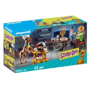Image of Playmobil Scooby-doo! - Dinner With Scooby And Shaggy 70363