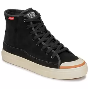 Image of Levis SQUARE HIGH mens Shoes (High-top Trainers) in Black