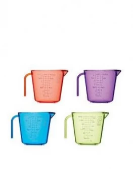Image of Colourworks Brights Measuring Jugs ; Set Of 4