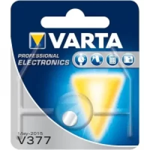 Image of Varta V377/SR66 1.55V Silver Oxide Coin Cell Battery (1 Pack)