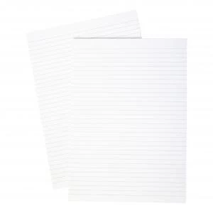 Image of Office A4 Memo Pad Ruled 80 Pages White 942592