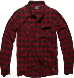 Image of Vintage Industries Harley Shirt, red, Size L, red, Size L
