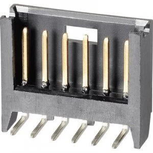 Image of TE Connectivity 280377 2 Pin strip standard AMPMODU MOD II Total number of pins 2 Contact spacing 2.54mm