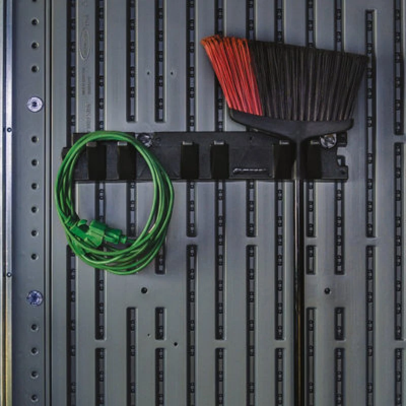 Image of Suncast Triple Hook Long Handle Tool Hanger Set - Pack of 2, Black V724BLD