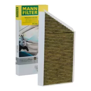 Image of MANN-FILTER Pollen filter PEUGEOT FP 3448 002435,002436,6447AZ 6447PE,6447TF