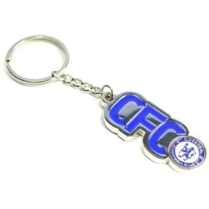 Image of Chelsea Text Keyring