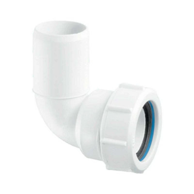 Image of McAlpine MS4L 1.25" 90° Multifit Bend x Plain End White