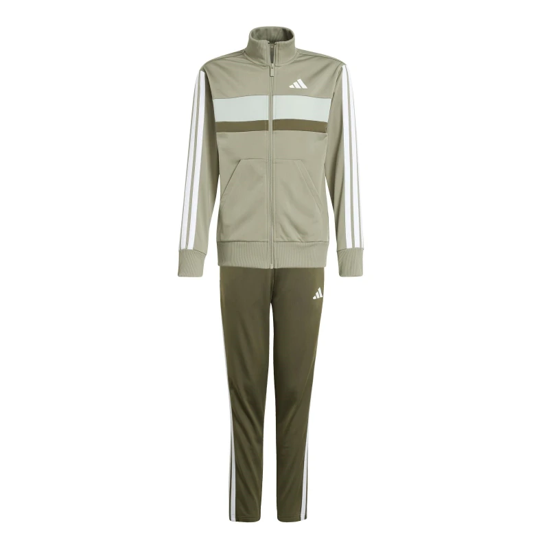 Image of adidas Essentials Tiberio Tracksuit - Grey Grey 11 - 12 Years