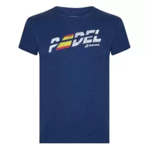 Image of Babolat Flag Tee - Blue