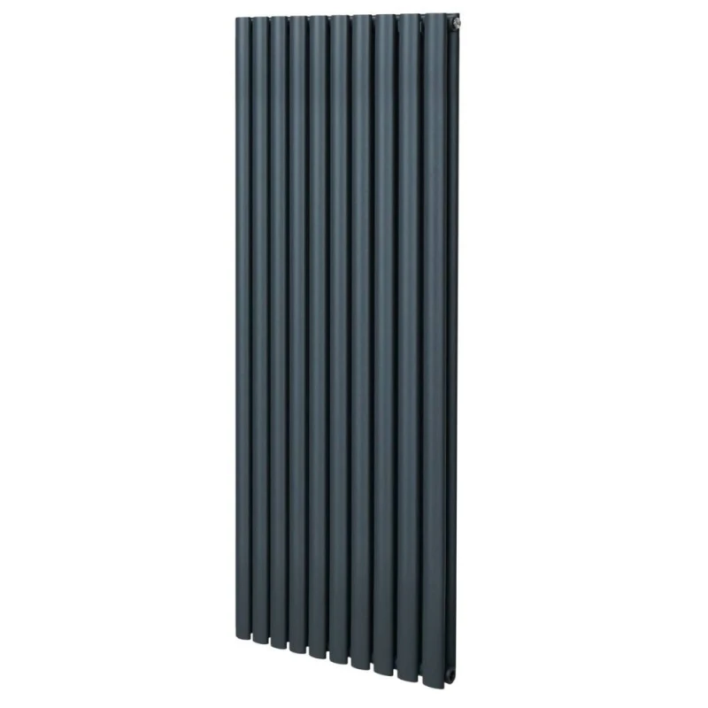 Image of Monstershop Oval Radiator - 1600 x 600mm - Anthracite Grey