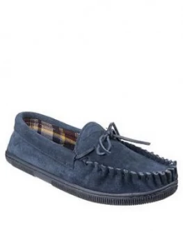 Image of Cotswold Alebeta Lined Slippers - Navy