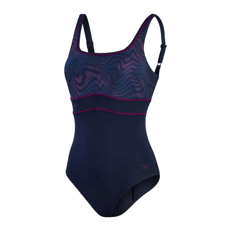 Image of Speedo Womens Spdscu One Piece Swimsuit Af female 32 (S)
