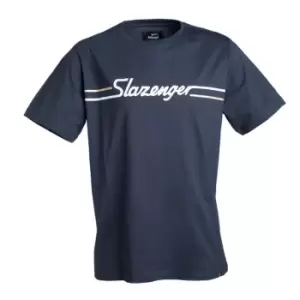 Image of Slazenger 1881 Tarbuck T Shirt Mens - Blue