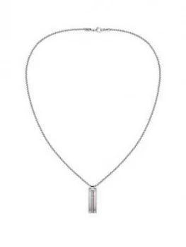 Image of Tommy Hilfiger Monogram Dog Tag Necklace