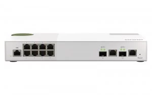 Image of QNAP QSW-M2108-2C 10 Port 10GbE and 2.5GbE Layer 2 Web Managed Switch