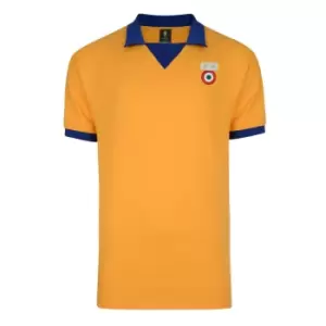 Image of Score Draw Juventus 1984 ECWC Away Retro Football Shirt