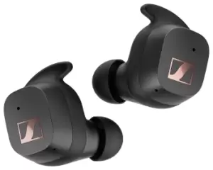 Image of Sennheiser Sport In-Ear True Wireless Earbuds - Black
